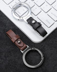 CAR KEYCHAIN HIGH END LEATHER KEYRING