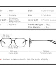2 in 1 Polarized Magnetic Clips Optical Glasses ( Aluminum Body )