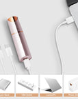 Rechargeable 2 in 1 Eyebrow Trimmer and Face Shavers for Women