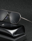 SleekSquare™ Photochromic Metal Frame Glasses