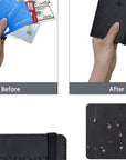 Genuine Leather Travel Passport Holder Wallet