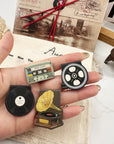 Retro Magnetic Bookmarks