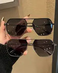 SleekSquare™ Photochromic Metal Frame Glasses