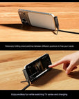 2-in-1 Invisible Holder Charger Cable with Stand - 240W Fast Charging