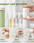 4-in-1 Travel Dispenser Bottle