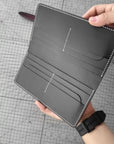 Black Leather Organizer Wallet