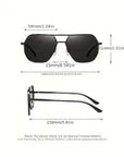 SleekSquare™ Photochromic Metal Frame Glasses