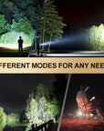 Multifunctional Mini Flashlight Keychain Made of Aluminum Alloy