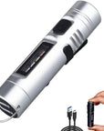 Multifunctional Mini Flashlight Keychain Made of Aluminum Alloy