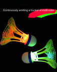 Glow LED Shuttlecock Set for Night Play