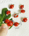 Ladybug Hair Clips