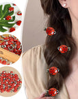 Ladybug Hair Clips