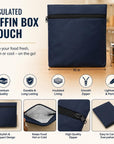 Portable Insulated Lunch Pouch for Tiffin Box