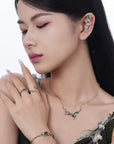 New Snake-Shaped Piercing Stud Earrings