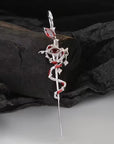 New Snake-Shaped Piercing Stud Earrings