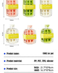 Portable 2 in 1 Silicone Ice Cube Mold Bottle