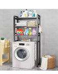 2/3 Tier Black Metal Bathroom Standing Shelf (2 RACKS)