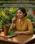 Neem Wooden Glass — Natural Weight Loss & Body Detox