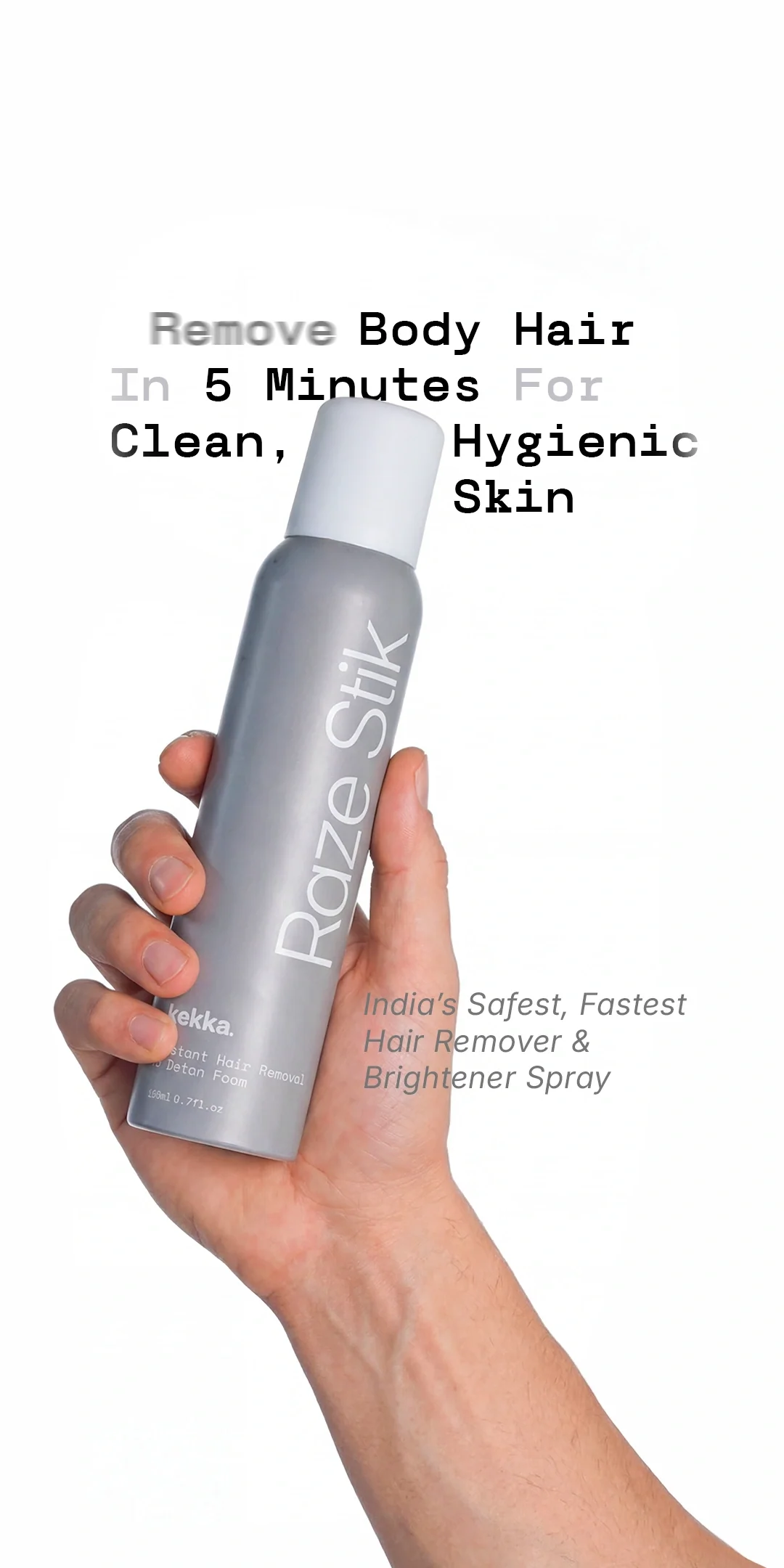 Hair Removal Spray For Men &amp; Women