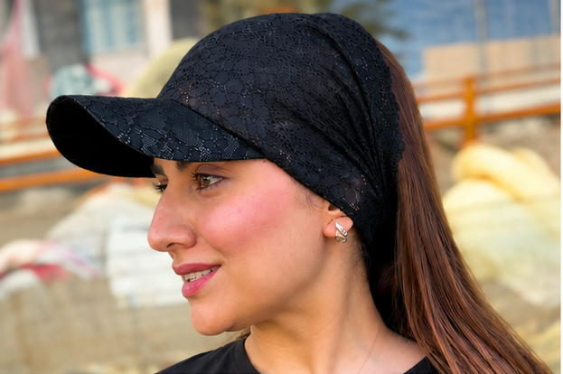Lace Visor Hair Band Cap