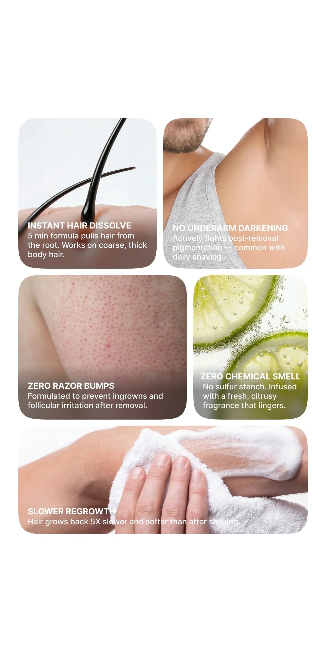 Hair Removal Spray For Men &amp; Women