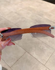 🌿 Luxury Wooden Pattern Sunglasses