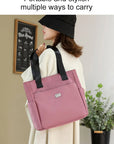Water Repellent Multi Pocket Nylon Shoulder Bag👜