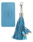 Tassel Keychain Charging Cable