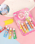 Magic Plastic Touchable Blow Bubbles Set