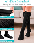 Zippered Compression Stockings- Pair