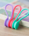 5pcs Silicone Magnetic Cable Winder