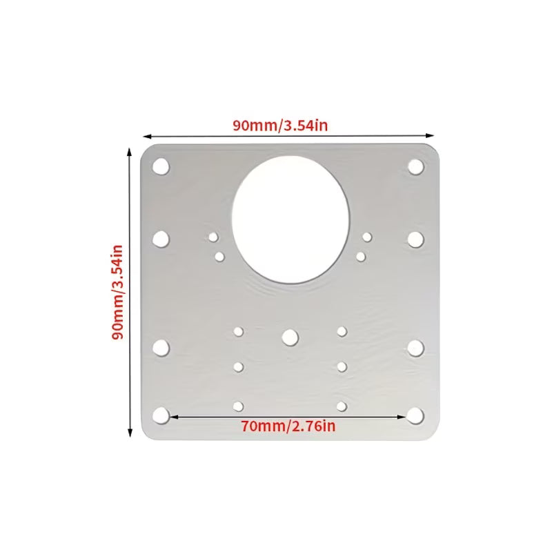 Heavy Duty Hinge Repair Plate with Screws for Cabinet Door &amp; Wardrobe -🔥 Summer Sale