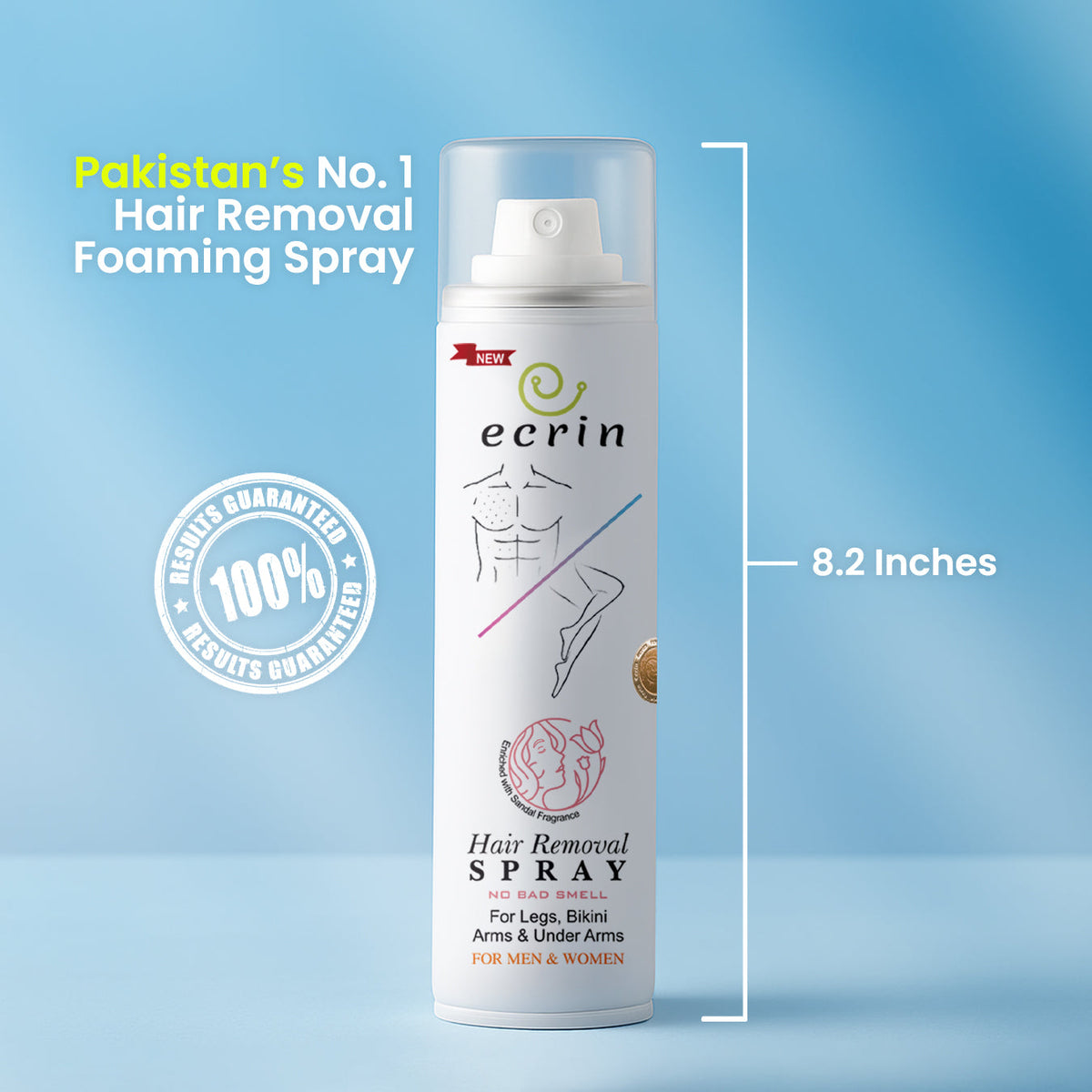 Hair Removal Foaming Spray (for men &amp; women)