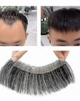 Men’s frontal stick-on hairline with natural human hair (Brand – Anemone)