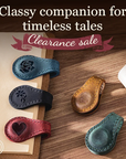 Magnetic Leather Bookmark