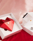 Diamond Heart-shaped Ring Gift Box For Wedding Proposal
