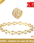 Sterling Gold Plated Magic Ring/Bracelet