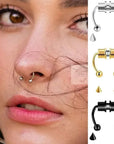 Non Piercing Nose Septum Hoop