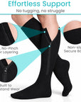 Zippered Compression Stockings- Pair