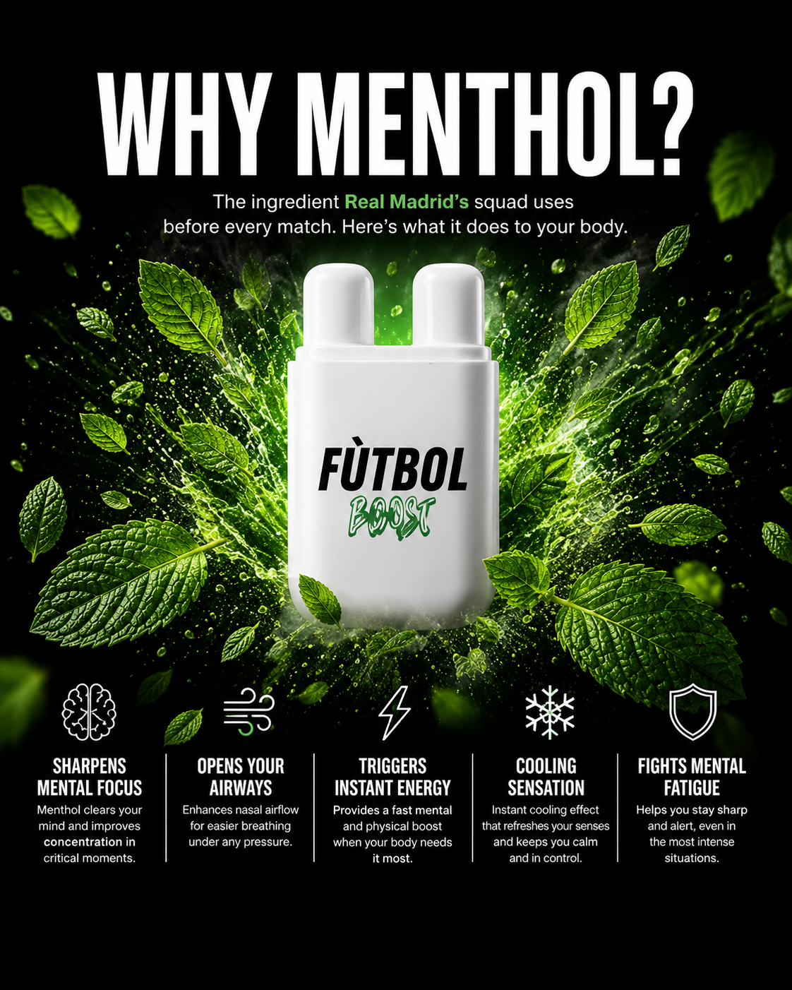Natural Energy Refresh Nasal Stick (Drug-Free &amp; FDA Approved)