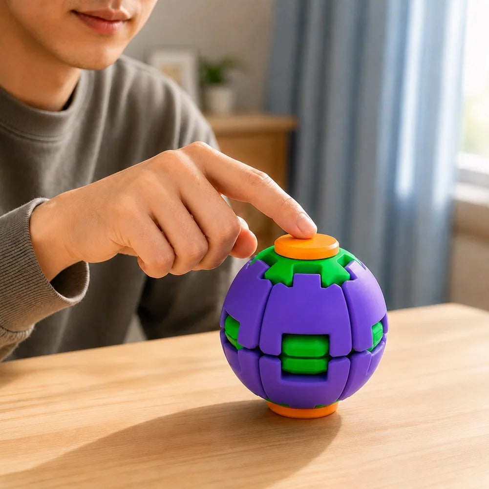 Press Spin Decompression Ball