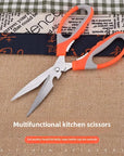 Multi-Functional Stainless Steel Kitchen Scissors