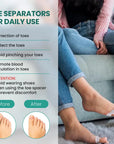 Soft Silicone Toe Spacer & Foot Corrector