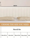 Bed Headboard Slipcover Covers Soft and elastic Washable