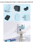 Portable Data Cable Winder with Silicone Binding Belt