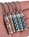 Stainless Steel Aromatherapy Necklace