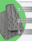 Modern Silicone Dish Drying Mat