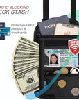 Travel Passport RFID Blocking Wallet Bag