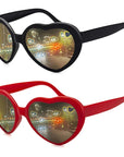 Heart Shaped Effects Glasses Watch The Lights Change To Heart Shape At Night