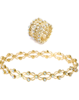 Sterling Gold Plated Magic Ring/Bracelet